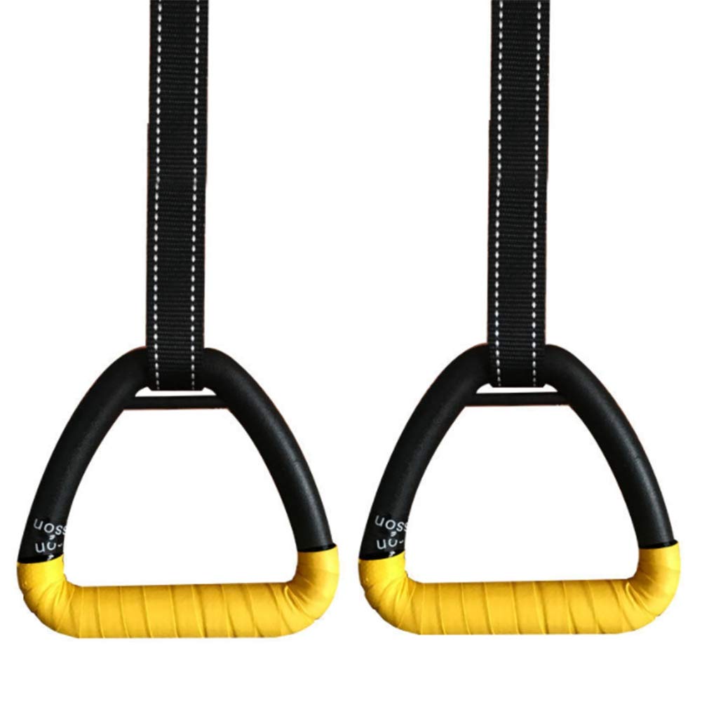 Bloepum 2Pcs Gymnastic Ring Portable Gymnastic Ring Gym Shoulder Strength Home Fitness Training Equipment-2M