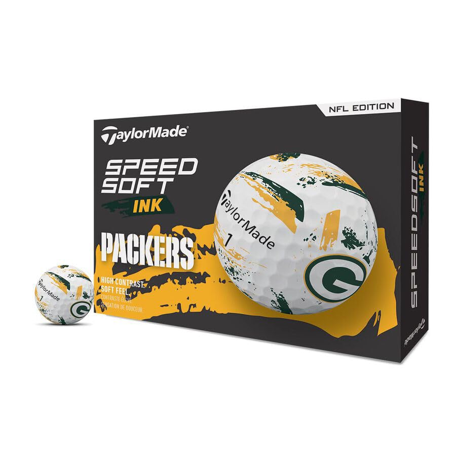 Taylormade Golf Speed Soft Ink NFL Green Bay Packers Douzaine