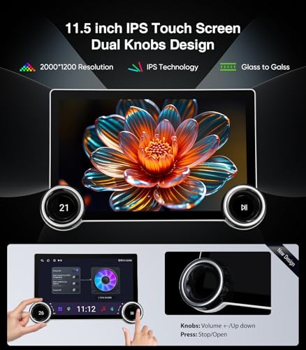 Radio con pantalla QLED 11.5" Android 13 para Dodge Ram miniatura 6