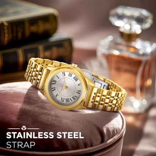 Image of Carlington Diva Series Analog Women Wrist Watches with Stainless Steel Chain Strap Fashion Watches for Ladies - CT 104