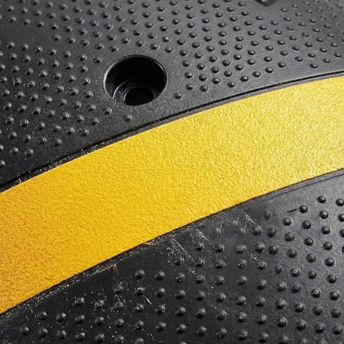 Image of 6ft Rubber Speed Bump 72 inch Speed Bumps for Driveway 2Pack