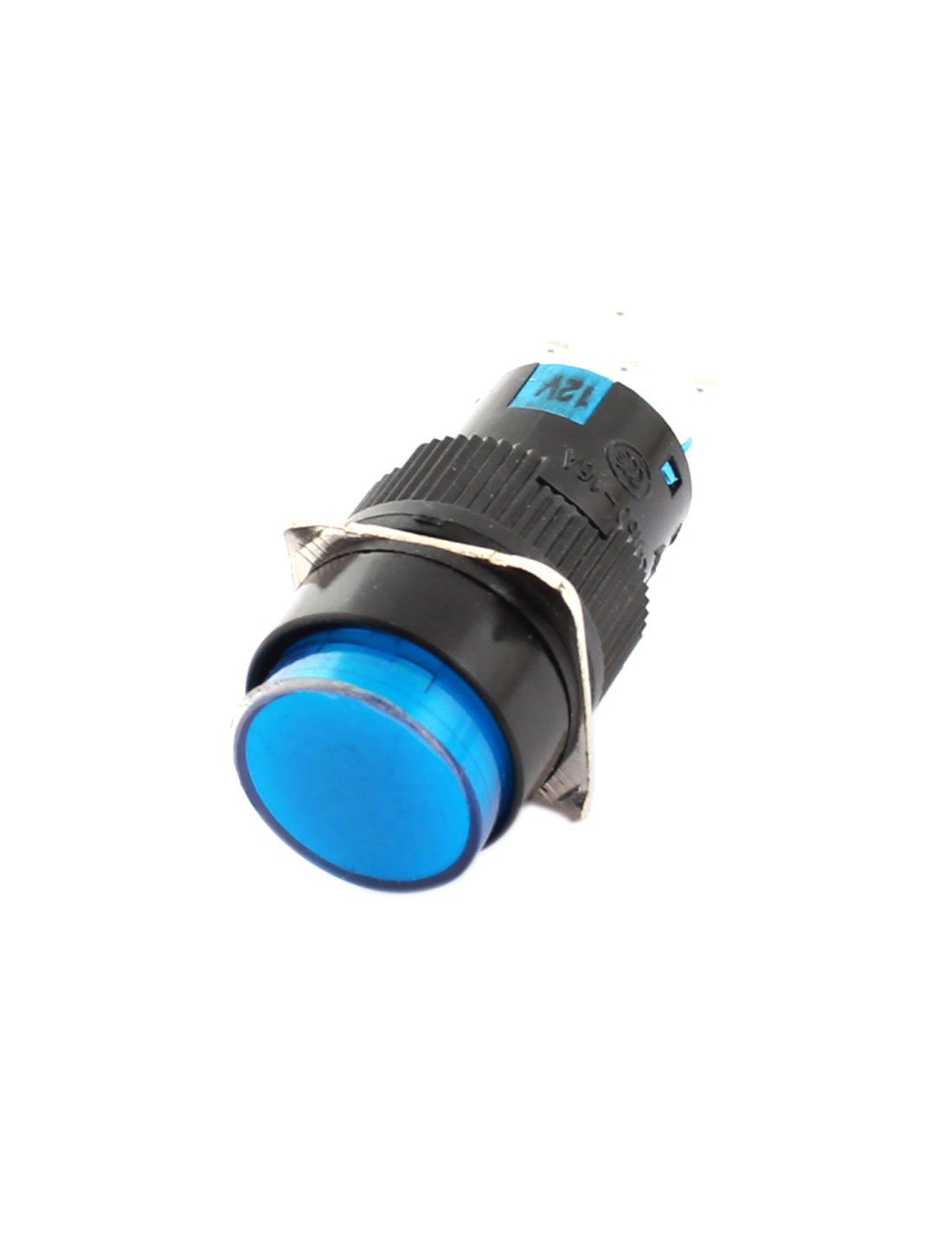 Heschen 16 mm rettangolo chiusura pulsante interruttore 1NO 1NC rosso blu giallo verde arancione 12V LED lampada