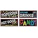 Neon Food Sign Cutouts (4/Pkg)