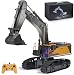 Excavadora Profesional RC teledirigida 1:14 22CH 2.4G RC, con función Completa, vehículos de construcción con iluminación LED, Pala, rotación de 360°