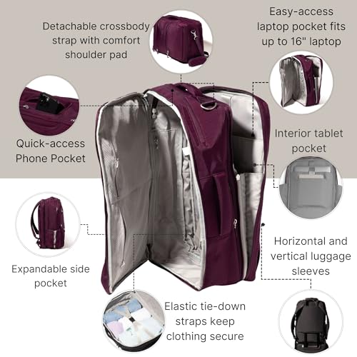 Image of Baggallini Modern Convertible Travel Backpack