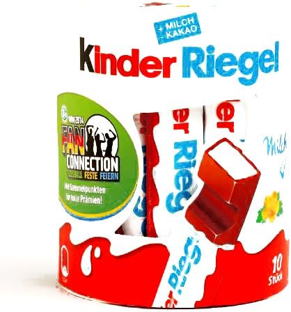 Kinder Riegel Chocolate Sticks (2 Unit Per Order) - Perfect Christmas Gift for the Holidays