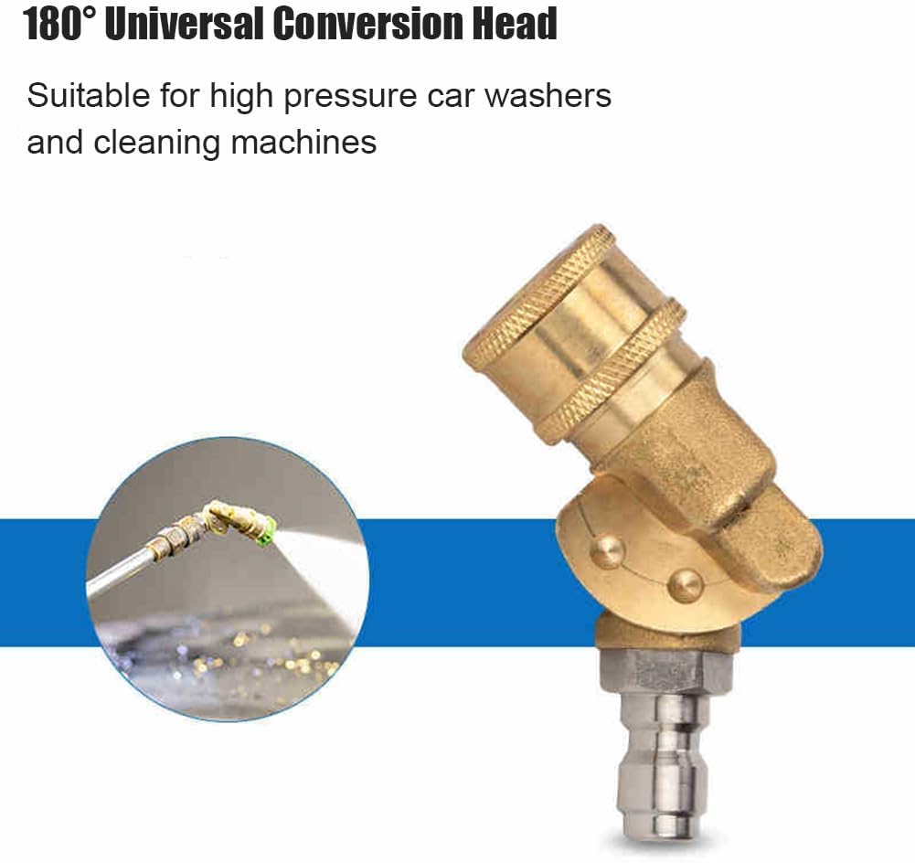 Water Air Dual-use Radiator Cleaning Wand 39'' - Valve Air Hose Quick Connect, 180° Swivel Joint, 304 Stainless Steel & Brass - Safe for Radiators for Cars, Trucks, RVs, Shelves (39in)