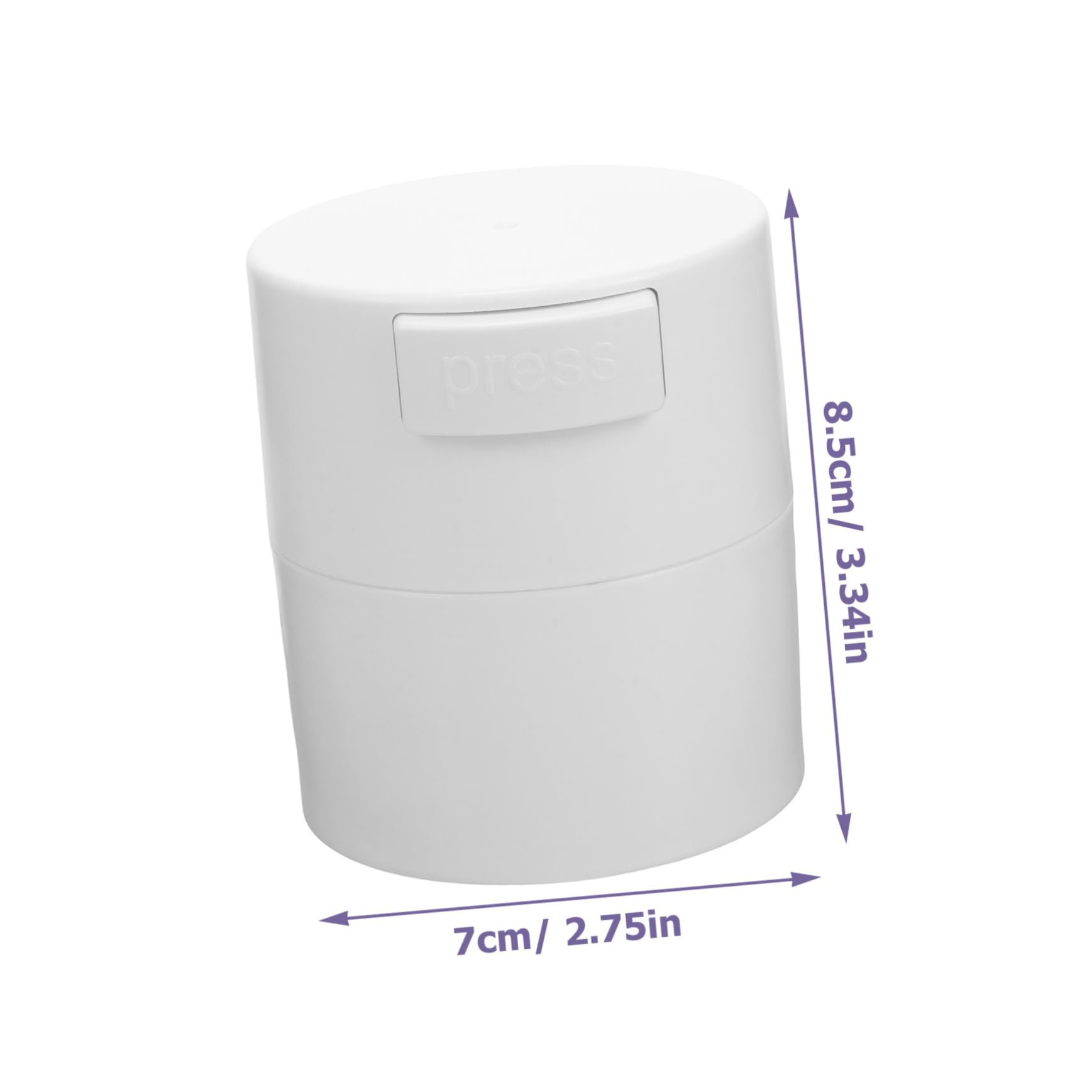 Didiseaon Plastic Eyelash Graft Glue Storage Box for Cosmetics Starter Fan Strong Hold White