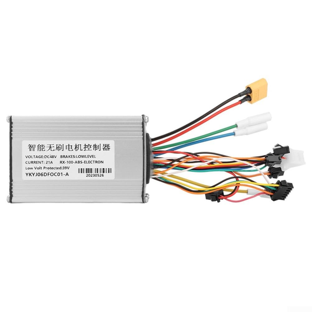 KugooM4pro Contrôleur de moteur pour scooter électrique, 48 V 21 A, sans balais intelligent, Intelligent Brushless Motor Controller, Contrôleur De Scooter Électrique avec Couvercle De Port De