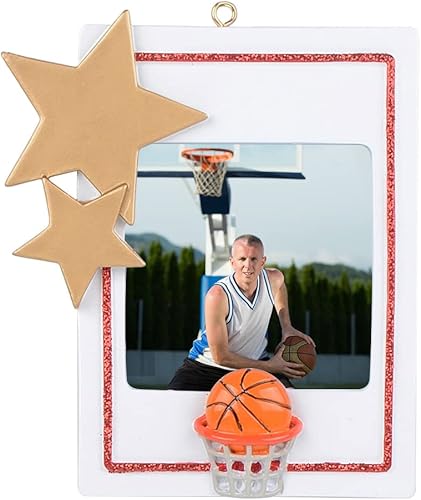 Miniatura 7 de Marco de fotos de fútbol  Adorno de Navidad personalizado de estrella de fútbol  Adorno de Navidad de jugador de fútbol  Regalos conmemorativos para