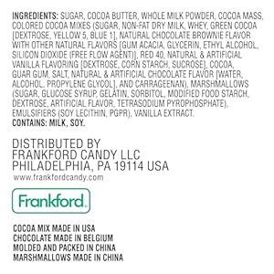 Frankford Color Changing Hot Chocolate Bombs, 8 Count Gift Set, Red and Green Belgian Chocolate Bombs with Marshmallows, Easter Basket Stuffers Frankford Color Changing Hot Chocolate Bombs 8 Count Gift Set Red and Green Belgian Chocolate Bombs with Marshmallows Easter Basket Stuffers