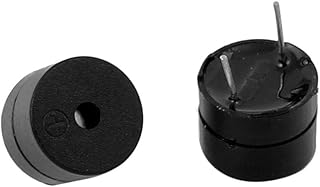 Aexit 2pcs DC Security & Surveillance 5V Active Buzzer Magnetic Continous Beep Tone Alarm 12mm Horns & Sirens x 9.5mm