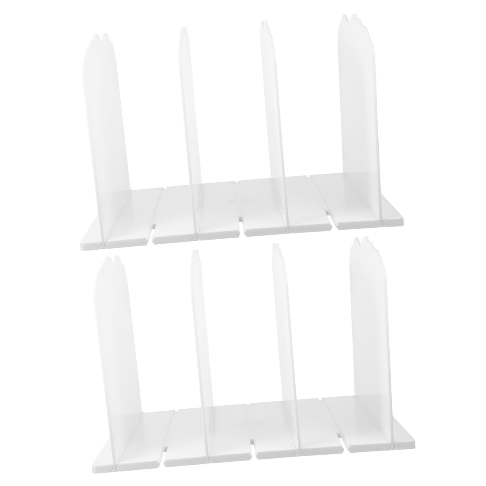Cabilock 2 Piezas Estante Separador Ajustable para Almacenamiento de Bolsos Divisor Wavy para Organización de Armarios y Oficinas para Cartera y Accesorios Diseño Elegante y Duradero
