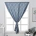 HWJ Cortinas Partition Magic Ventana Cortinas Opacas Cortinas Pegajosa del Velcro Cortinas...