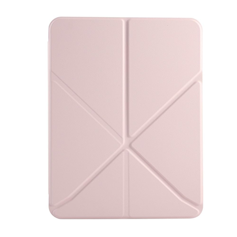 Étui iPad Pro 11 2018 rose en cuir intelligent avec support silicone durable - 8