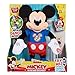 Disney Junior Hot Dog Dance Break Mickey Mouse, Interactive Plush Toy, Lights, Songs, Games