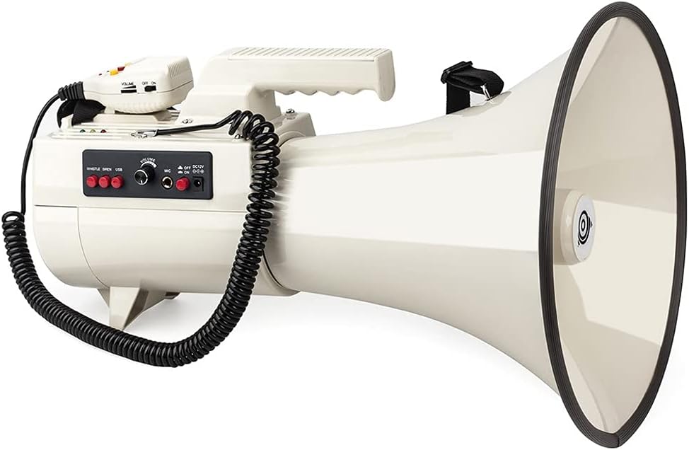 Super High Power 75w Megaphone 2km Amplified Multi Function Speaker Support Card