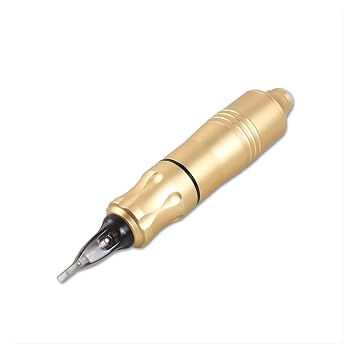 Alloy Carving Tattoo Pen Rotary Tattoo Machine DC Motor Cartridge Needle Tattoo Pen Machine For TattooistGolden Pen