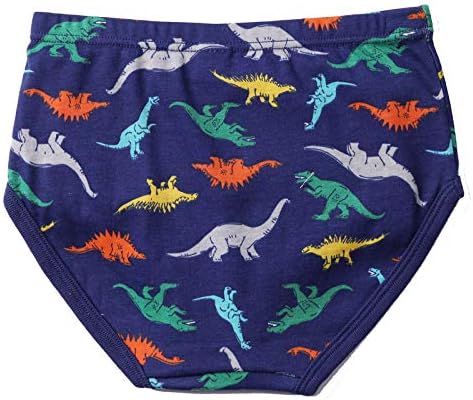 Miniatura 4 de Calzoncillos 100% algodón para niños pequeños, ropa interior suave de dinosaurio para niños pequeños