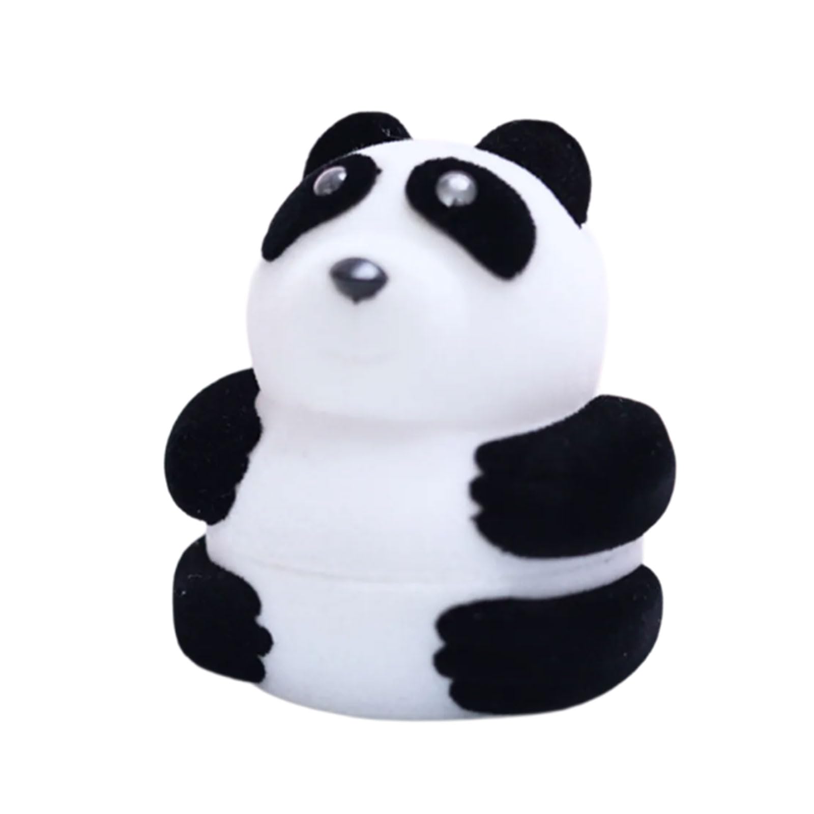 YWLUUOO Lovely Animal Flocking Jewelry Storage Box for Rings Multifunctional Storage Case with Creative Designs Organization Necklace Organizers