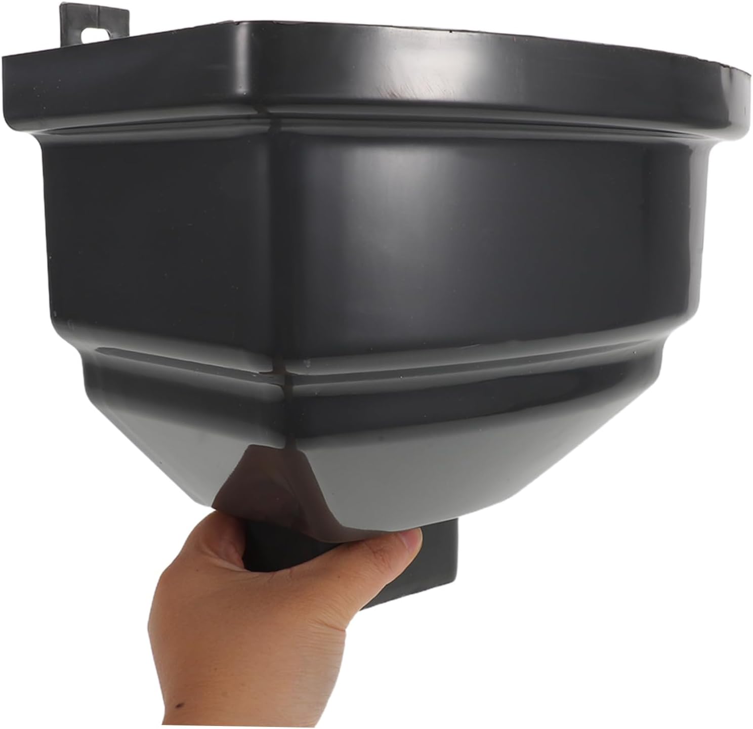 Plastic Rainwater Collection Diverter with Curved PVC Downspout Connector for Efficient Water Collection and Universal Application in Homes and Sheds