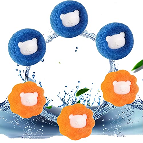 Boule Anti Poils Machine a Laver,anti poils Réutilisables pour Machine à Laver,pour Machine à Laver,enlever les poils des animaux de compagnie sur les vêtements et la literie Cover