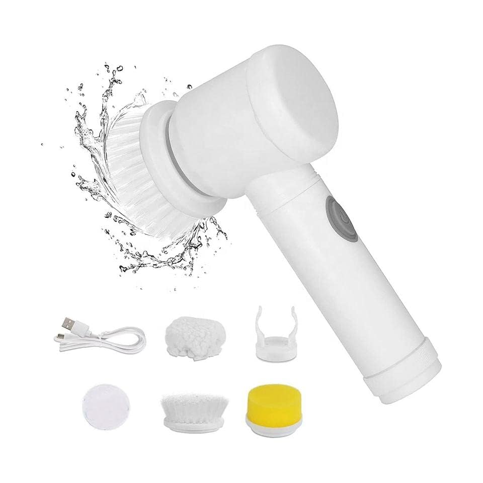 MVRT ENTERPRISE Electric Spin Scrubber, Waterproof Electric Cleaning Brush with 4 Brush Heads, Power Scrubber Electric Scrubber Shower Scrubber for Cleaning Kitchen (B0DBHV1GK3) Amazon Price History, Amazon Price Tracker