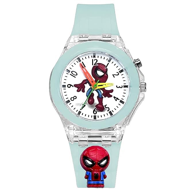 STYLEFLIX Multicolor Lights 3D Cute Cartoon Multi Function Rubber Strap Kids Watch (Multicolor-1) (B0CS9SXVYM) Amazon Price History, Amazon Price Tracker