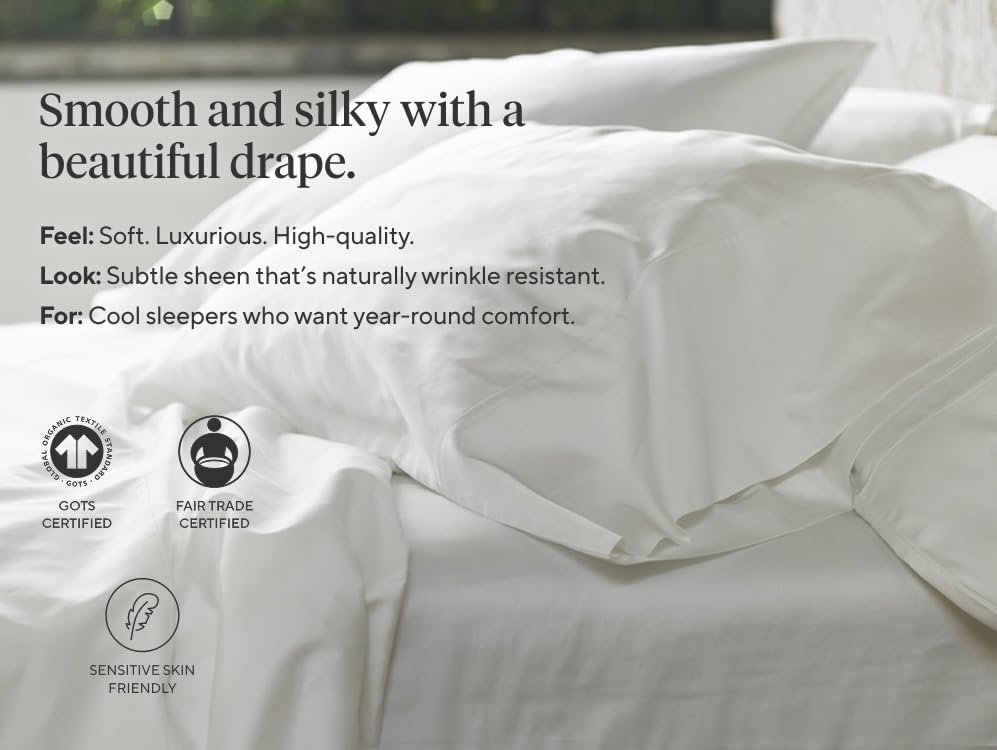 Classic Organic Sateen Sheet Set - Thumbnail 4
