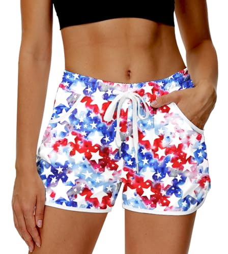 Short de bain hawaïen femme anti irritation avec grandes poches de plage