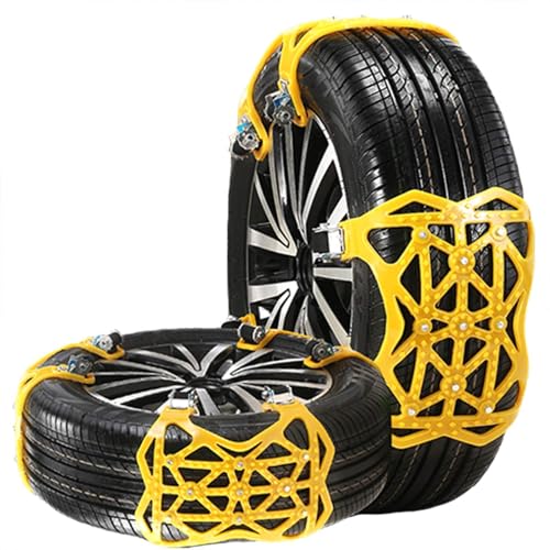 Aenamer Catene da Neve, 2020 Nuovo Universale 6 Pezzi Antiscivolo Catene da Neve...