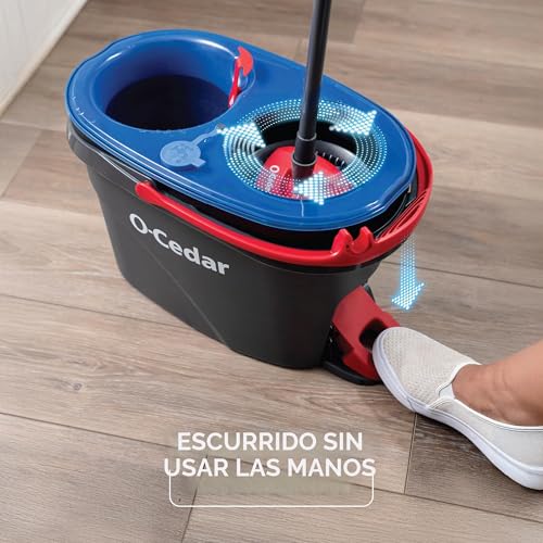 Sistema EasyWring RinseClean O-Cedar con cubo de doble compartimento 5
