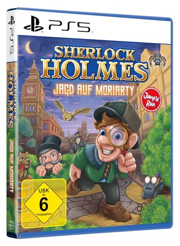 Sherlock Holmes - Jagd auf Moriarty - Jump n Run Abenteuer Game für PS5