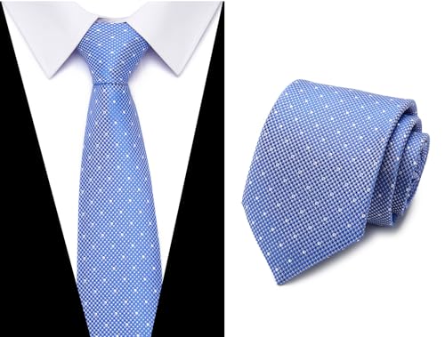 Image of Passabin Tie For Men Necktie Woven Jacquard Neck Ties Set 6 PCS