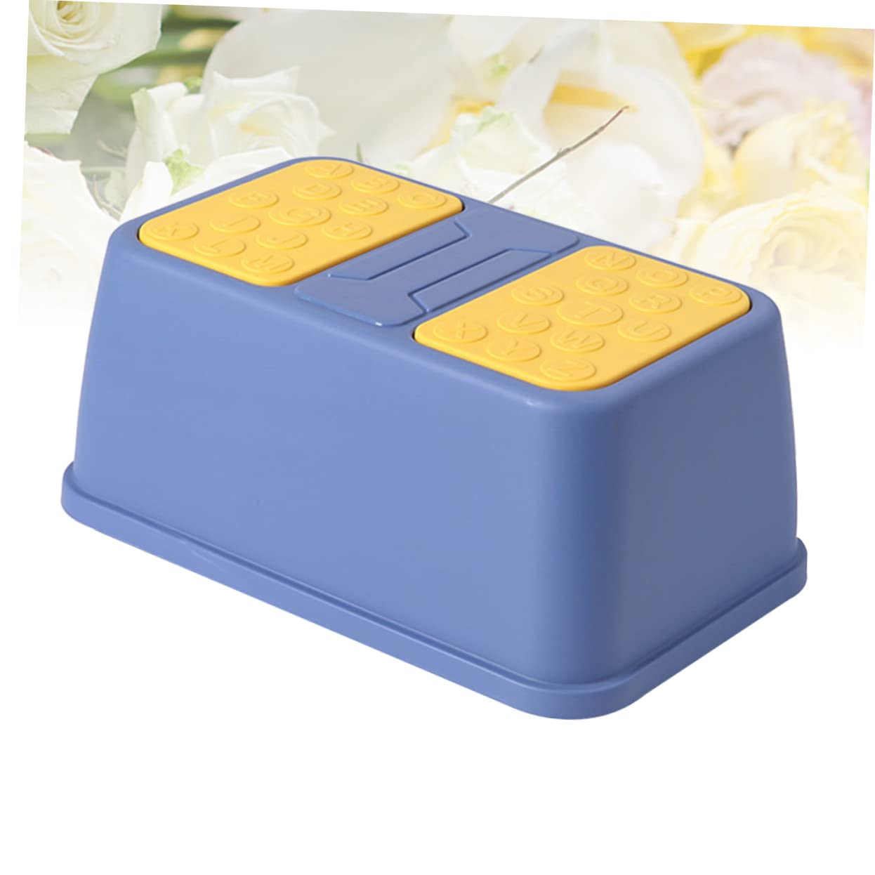 1pieza Escabel Infantil Antideslizante De Plástico para Lavabo y Baño De Mano para Azul