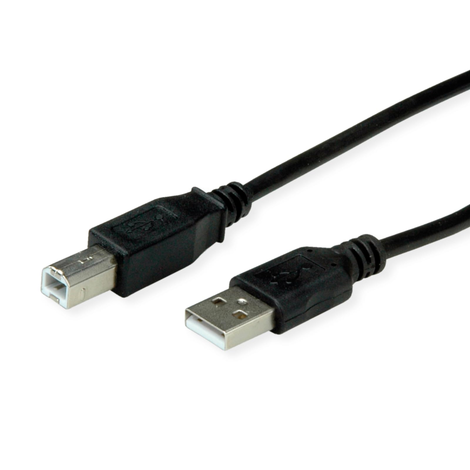 ROLINE RM USB 2.0 Cable Type A-B 0.8 m Black