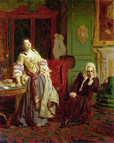 Impression d'affiches le poète rejeté William Powell Frith, toile décoration murale 60x90cm