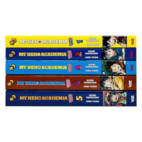 Image of My Hero Academia School Briefs Series Vol 1-5 Books Collection Set By Anri Yoshi (Parents' Day, Training Camp, Dorm Days, Festival For All, Underground Dungeon)