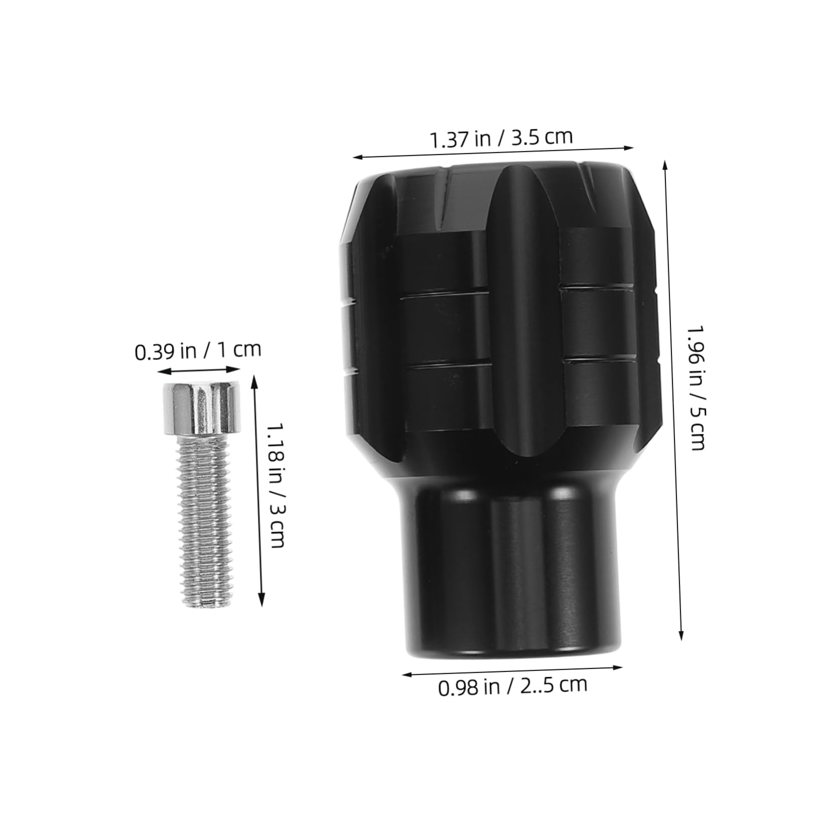 HEALLILY 2pcs Electric Bike Foot Pegs Cover Aluminum Alloy Footrest Protector for Scooter Motorcycle Foot Peg Case for Rear Set