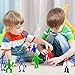 Lomealy 8PCS Rainbow Action Figure Toys, Cartoon Toys Gaming Action Figures Best Birthday Gifts for Kids Party Room Decoration Horror Game Cute Blue Monster, Green and Red