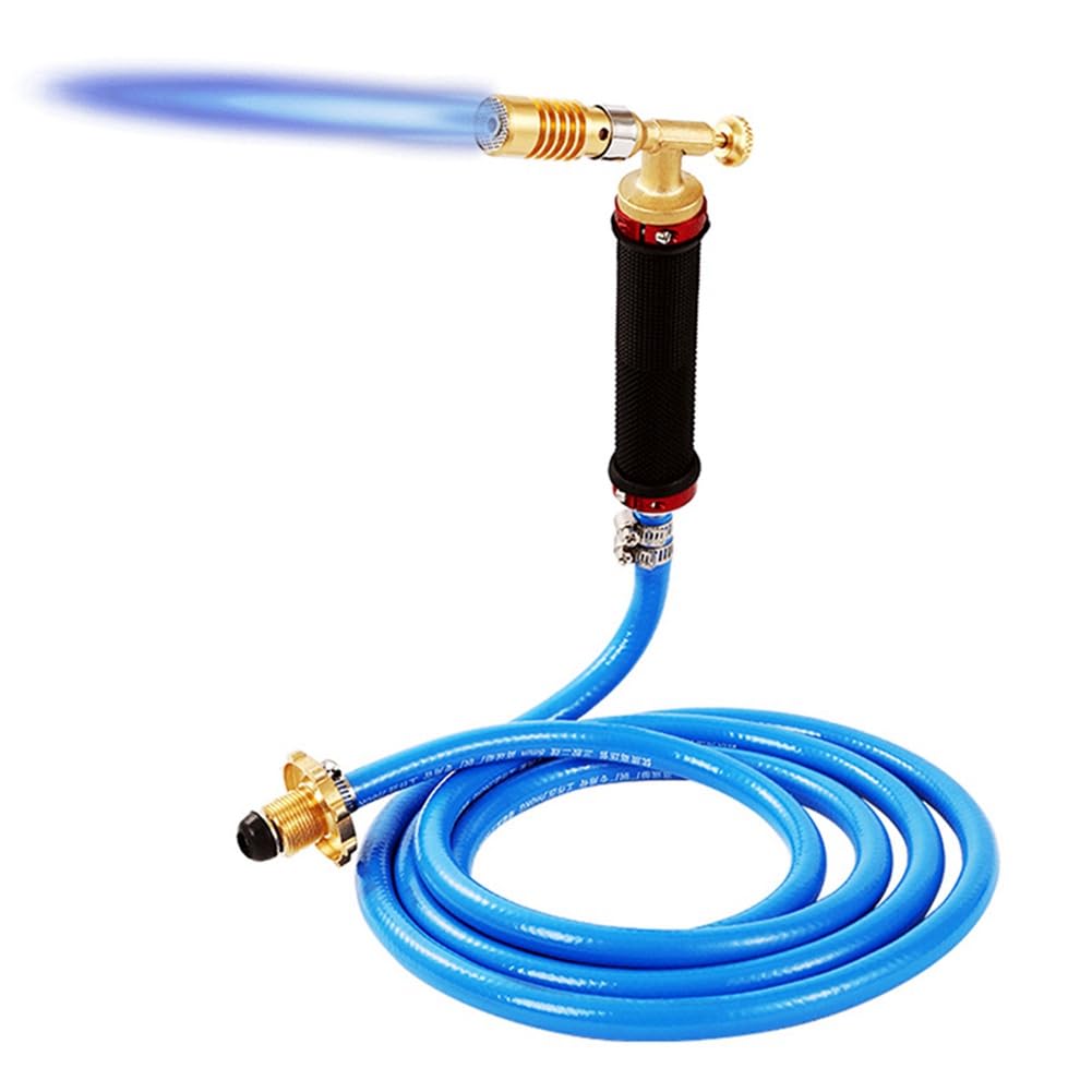 Gokeet Soplete de Soldadura por Llama, Herramienta de Cobre y Aluminio, Soplete de Gas Propano Licuado para Fundir Metales Preciosos