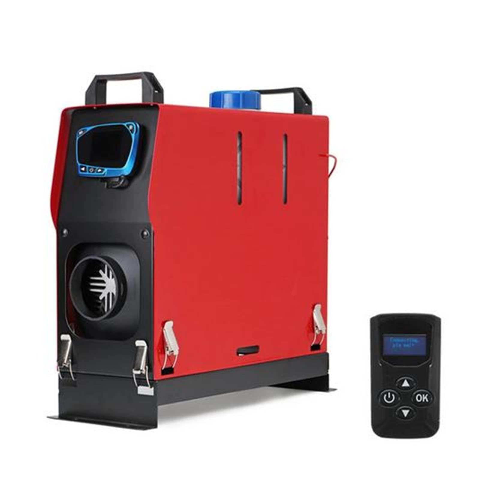 12 V/24 V 5000 W, wielofunkcyjny podgrzewacz powietrza do samochodu, z monitorem LCD i jednym otworem, ogrzewacz postojowy do samochodów ciężarowych, łodzi i maksymalizujący oszczędność paliwa (Ora
