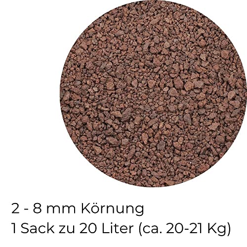 Lavamulch Garpet Lavastein Lavagranulat für Garten und Pflanzen