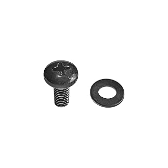 AxcessAbles 10-32 Rackmount Screws - 20 Sets, 19 inch Equipment Screws and Washers, Recording Studio and Shelf Racks