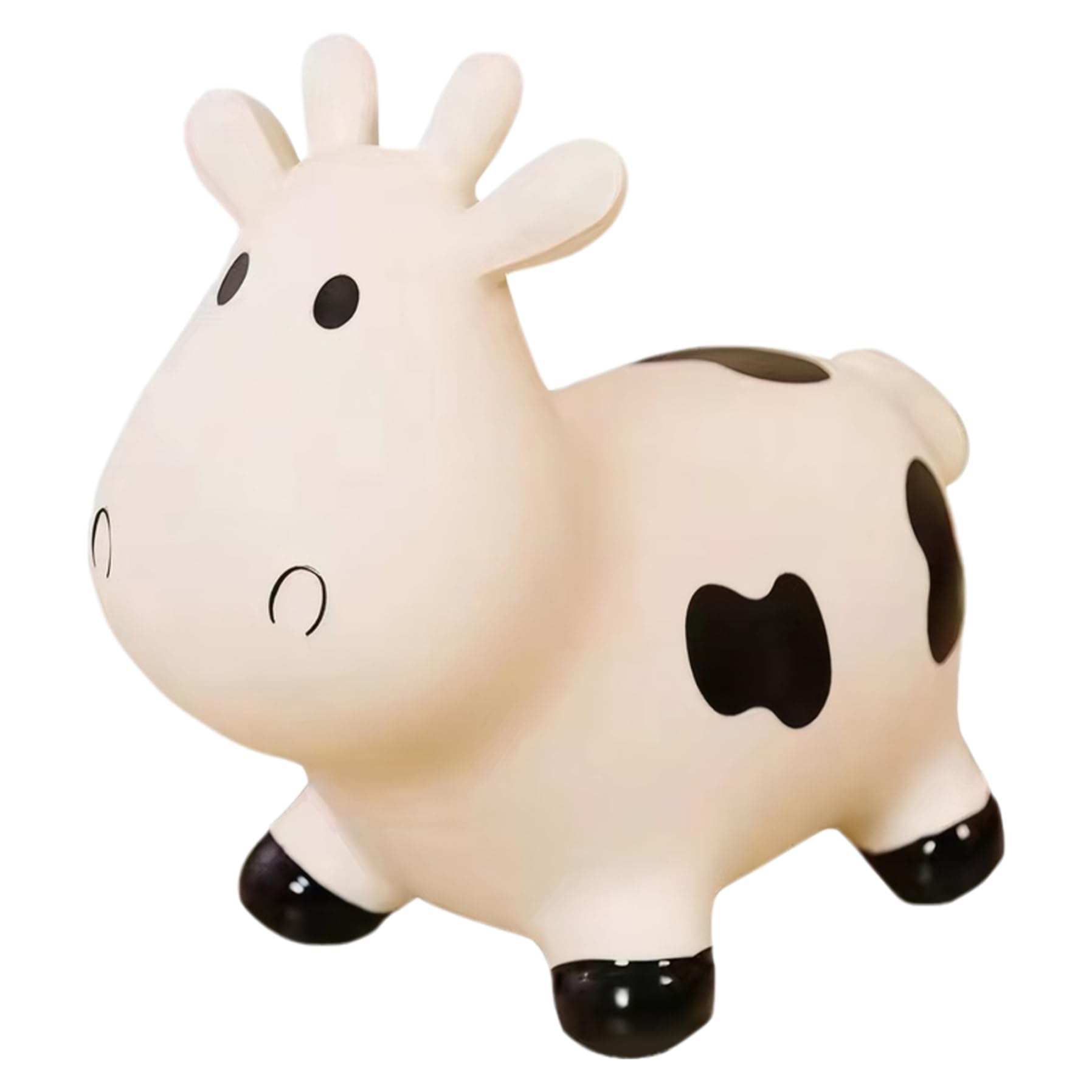 Animali gonfiabili Simpatica mucca gonfiabile per bambini piccoli cavalcano un cavallo rimbalzante che salta giocattoli di mucca rimbalzanti regalo di compleanno per bambine e bambini 18 mesi +