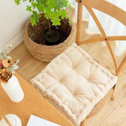 Cojines de asiento para sillas de comedor con acabado acolchado premium 3