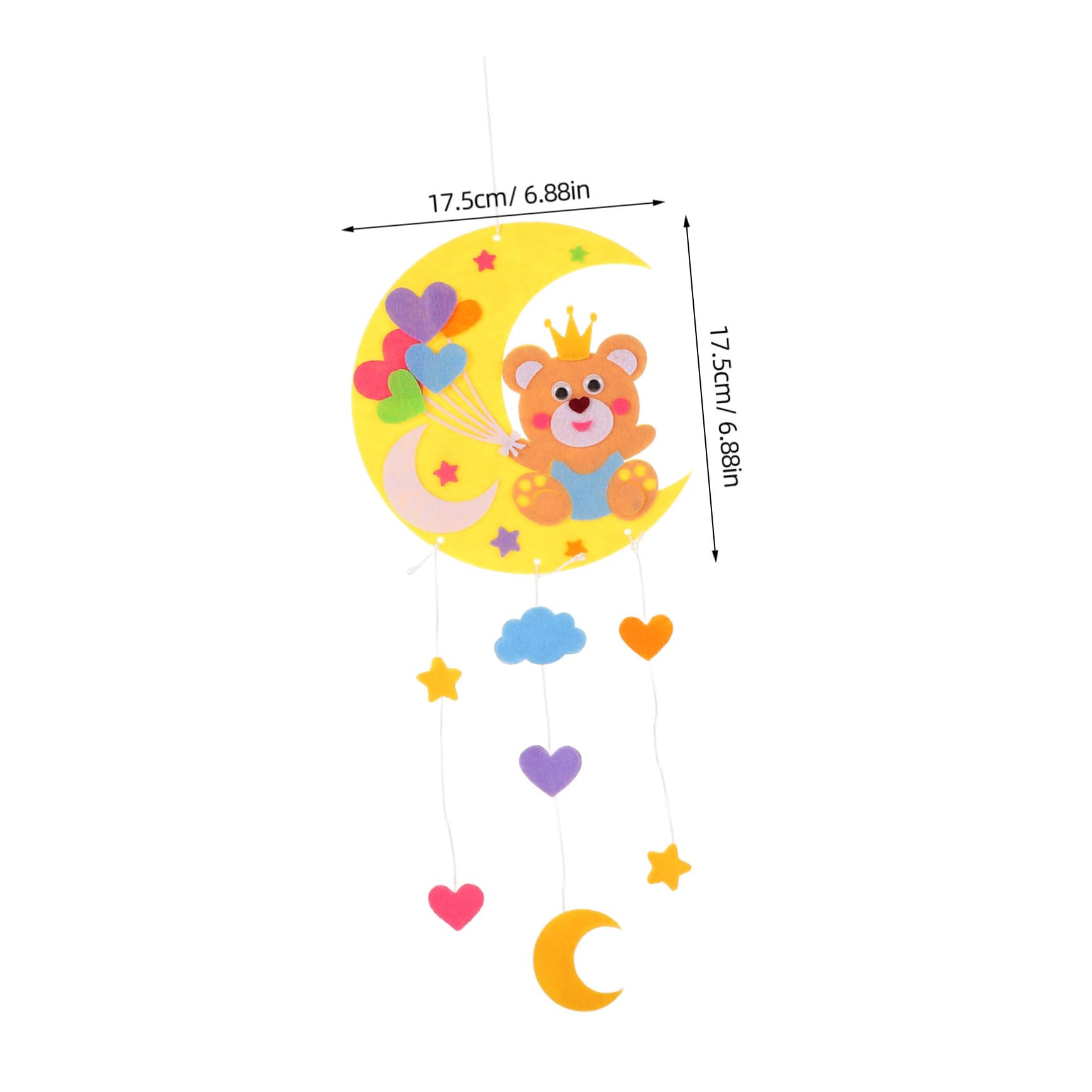 1Set DIY Dream Catcher Kit for Wall Hanging Materials for Creative Crafting Enhances Fine Motor Skills Family Bonding