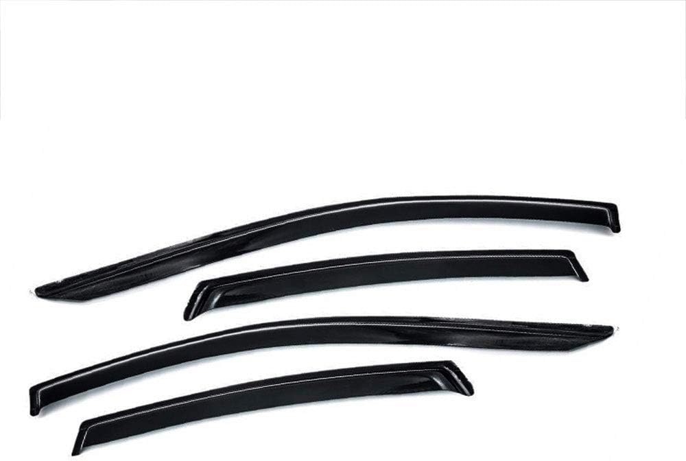 Ventvisor Side Window Visor Compatible with 2013-2017 Nissan Altima Vent Rain Deflector Sun Guard Wind Deflector Dark Smoke, 4-Piece Set