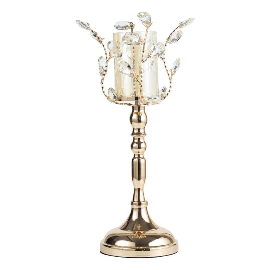 Bougeoirs d'or parfaits comme ornements d'accueil à offrir en cadeau