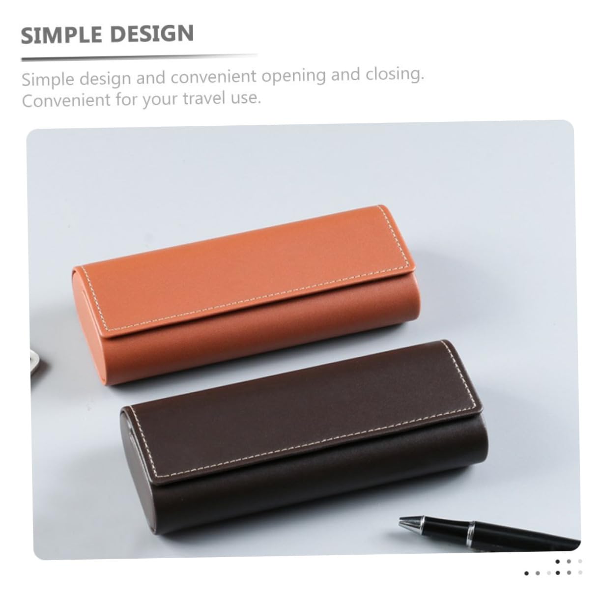 Beavorty Custodia per Occhiali Protettivo Unisex per Design Portatile e Sicuro e Pratico